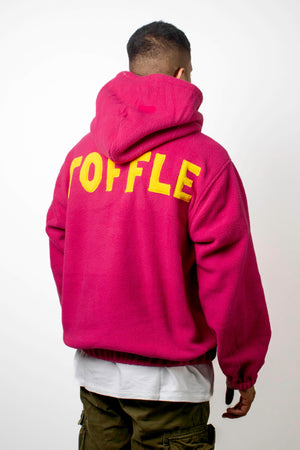 Maroon Polar Fleece Hoodie - dawntown