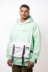 Boxy Pastel Green Hoodie - dawntown