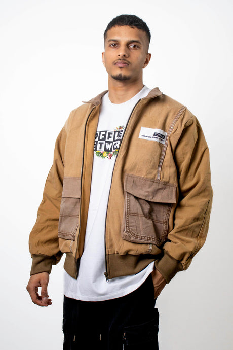 Reconstructed Brown Jacket - dawntown