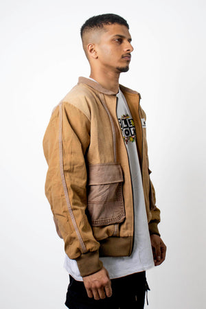 Reconstructed Brown Jacket - dawntown