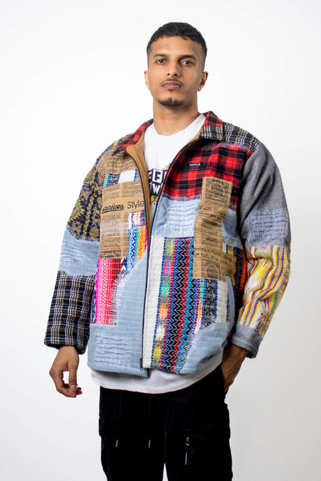 Ethnic Patchwork Jacket - dawntown