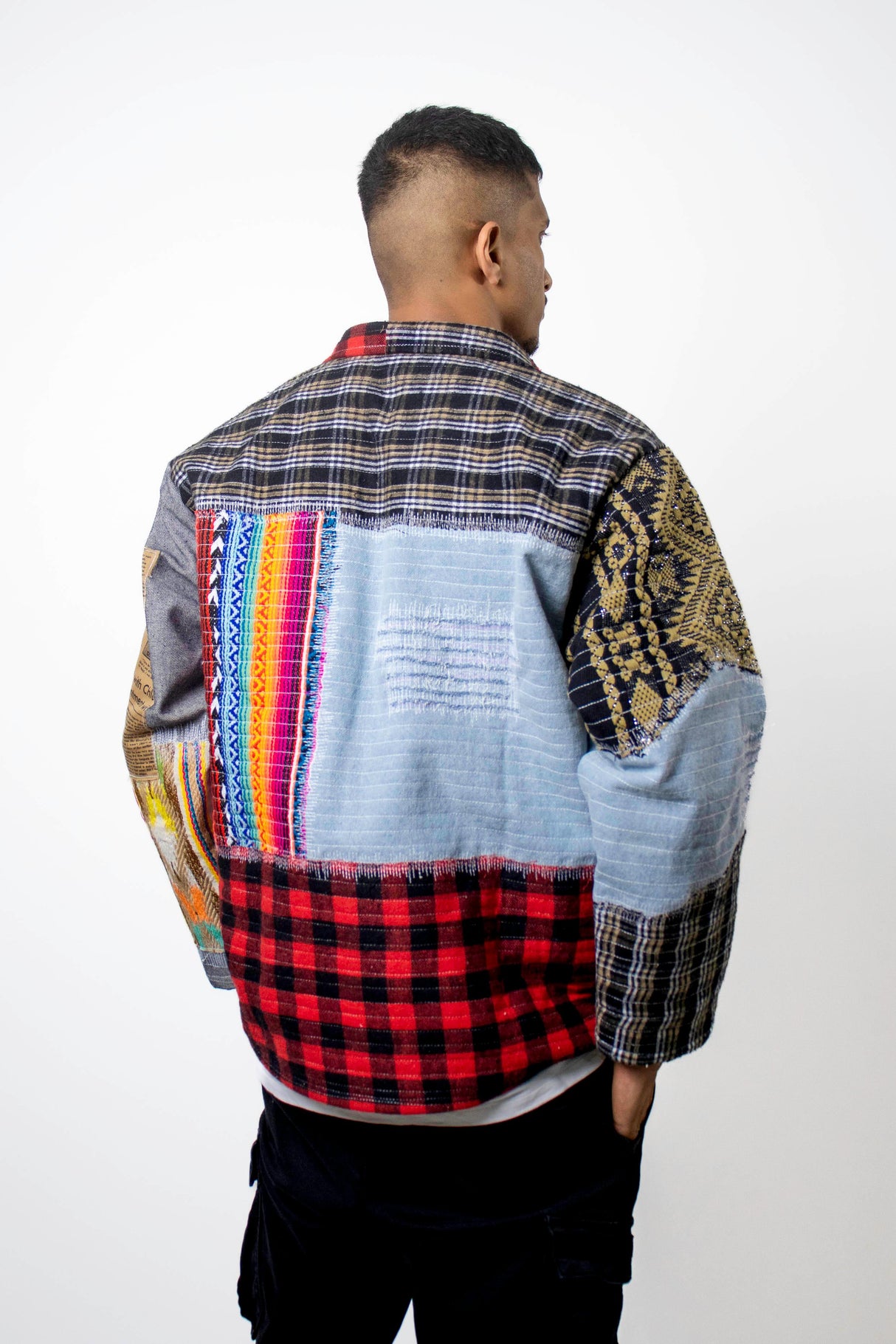 Ethnic Patchwork Jacket - dawntown