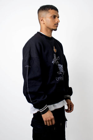 Empathy Embroidered Sweatshirt - dawntown