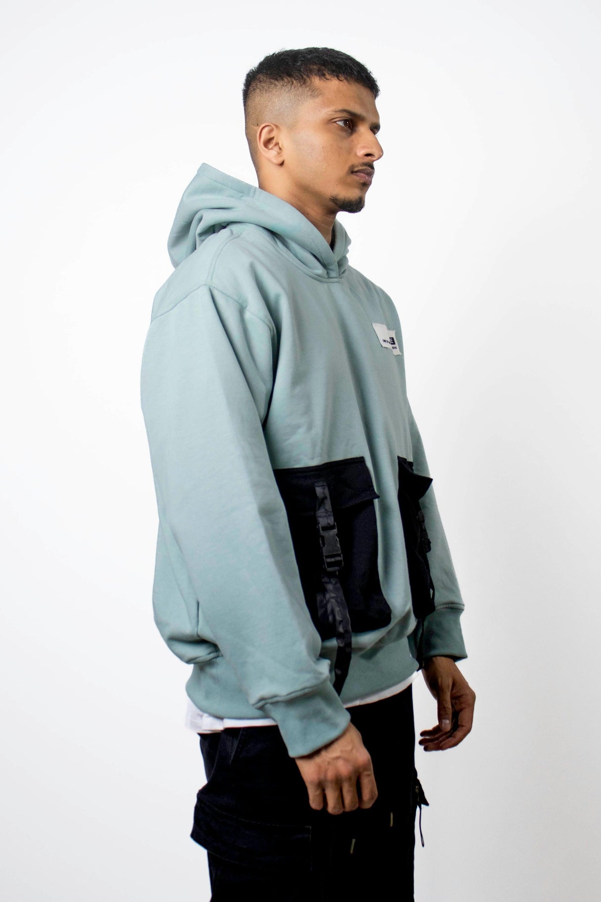 Boxy Teal Hoodie - dawntown