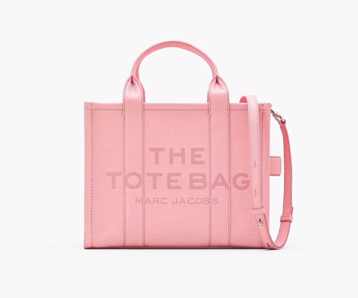Marc Jacobs The Leather Medium Tote Bag 'Ribbon Pink'