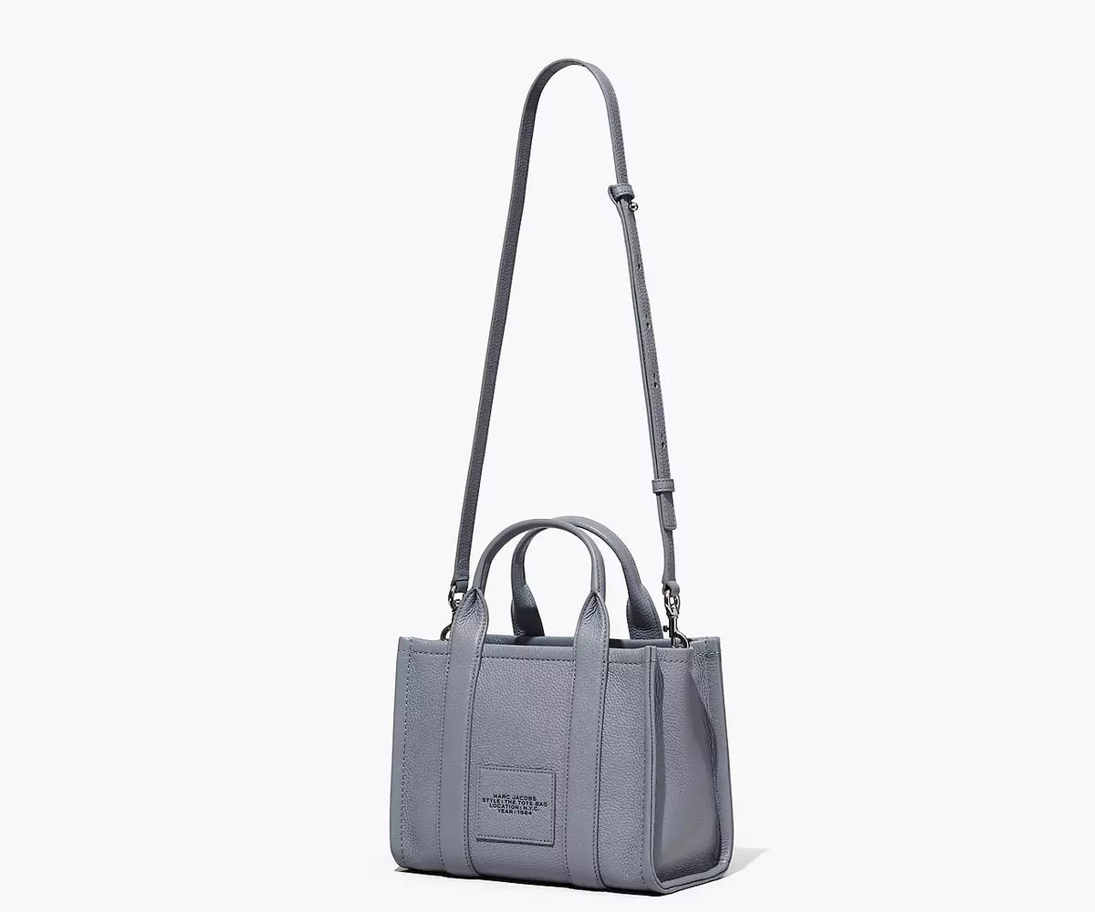 Marc Jacobs The Leather Small Tote Bag 'Wolf Grey'