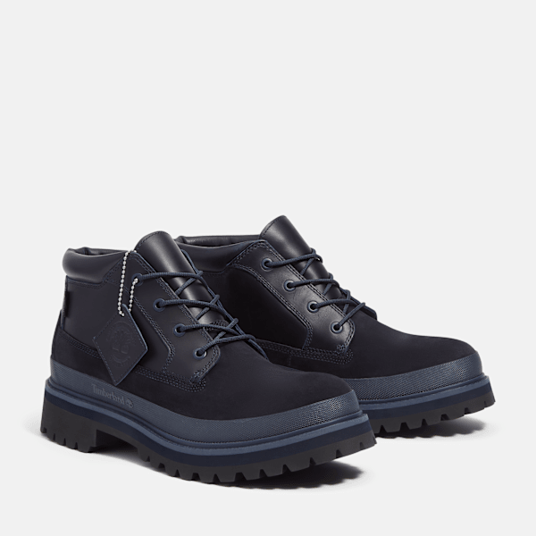 Timberland Downpour Gore-Tex Chukka Boot Dark Blue Suede Men'S