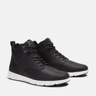 Timberland Mens Parker Street High-Top Sneaker Black Full-Grain