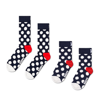 Mini & Me: Matching Big Dot Sock Set for Kids & Adults