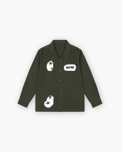 Eye of Heaven // Army Green Cotton Shacket