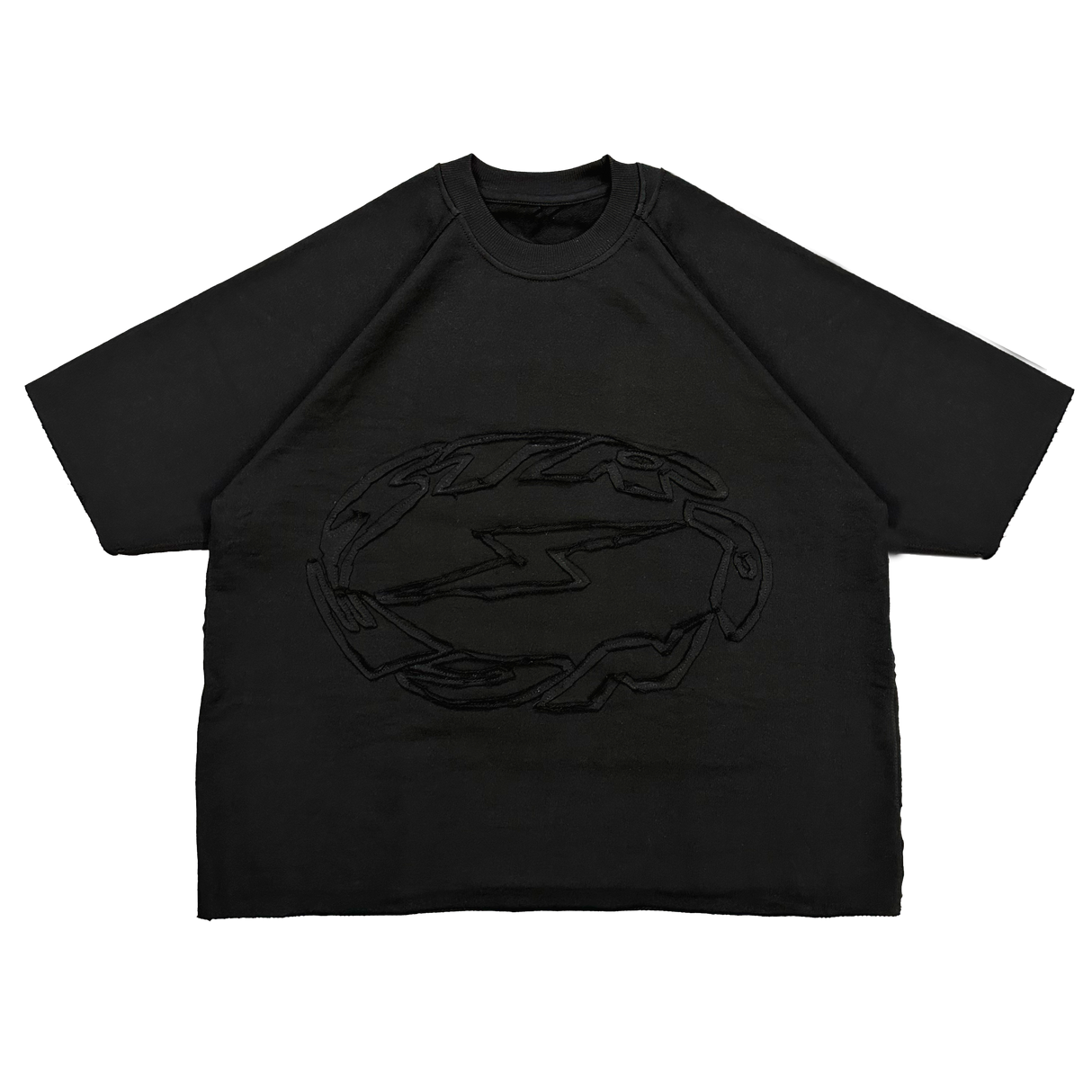 STRANGE UNFINISHED TEE (BLK)