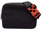Off-White Arrow Plaque Nylon Bum Bag Black/Orange