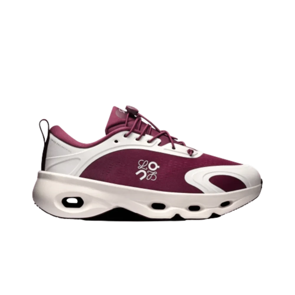ON Running Cloudsolo Loewe BURGUNDY EGSHELL