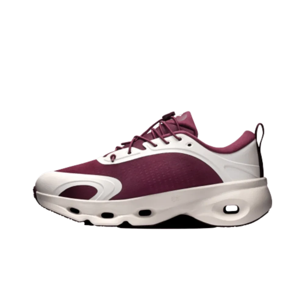 ON Running Cloudsolo Loewe BURGUNDY EGSHELL