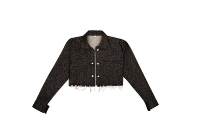 CROPPED THREAD THEORY JACKET