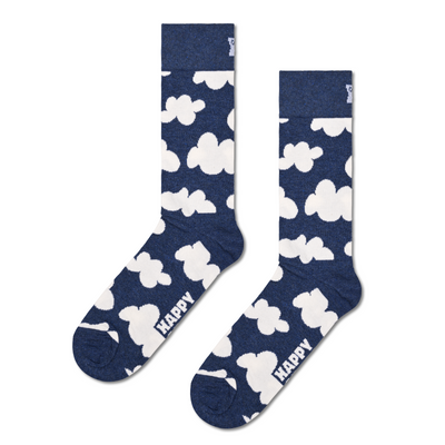 Happy Socks Unisex Cloudy Crew Length Socks for Women and Men