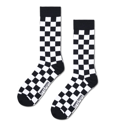 HappySocks Unisex LITE  Checkered Crew Length Socks for Women and Men