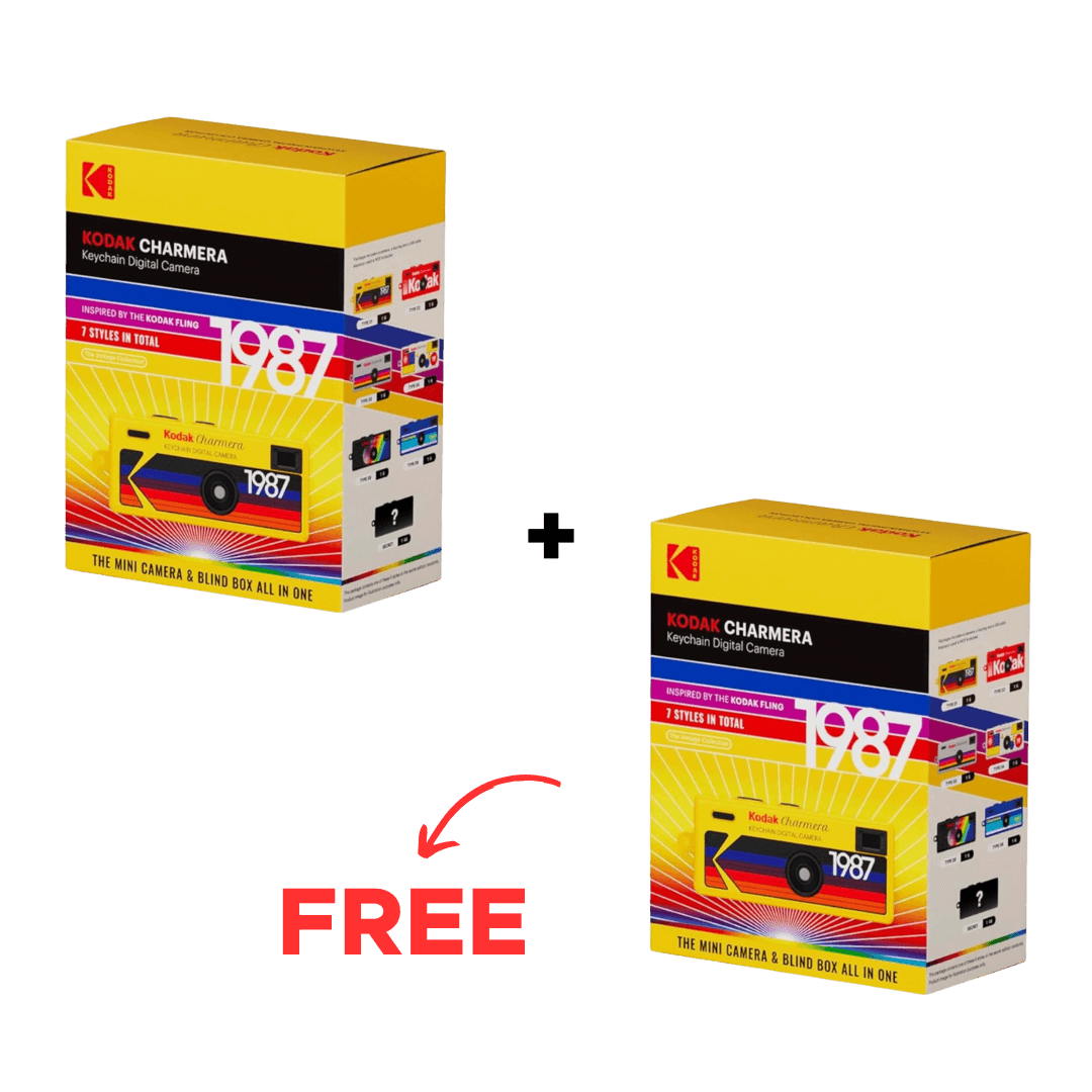 BUY 1 GET 1 FREE - Kodak Charmera Keychain Digital Camera Blind Box Collection