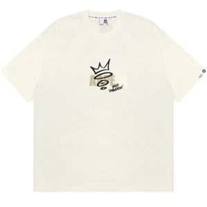 A BAPE BY A BATHING APE MOONFACE GRAPHIC TEE