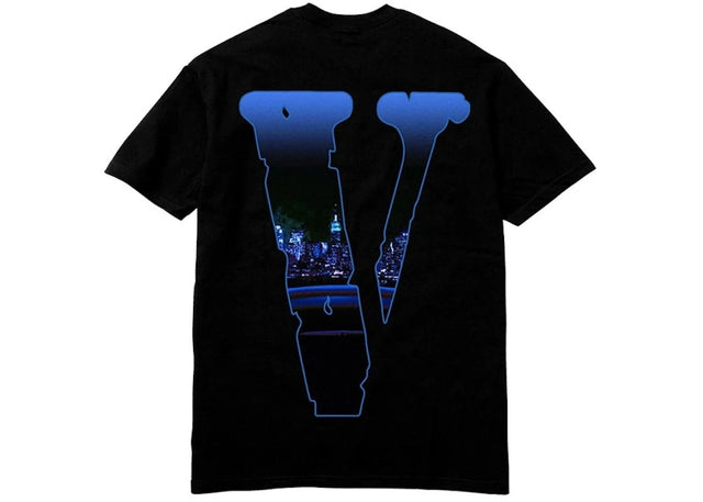 Pop Smoke x Vlone Armed And Dangerous T-shirt Black - dawntown