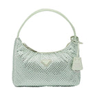 Prada Satin Crystal Mini-Bag Aqua