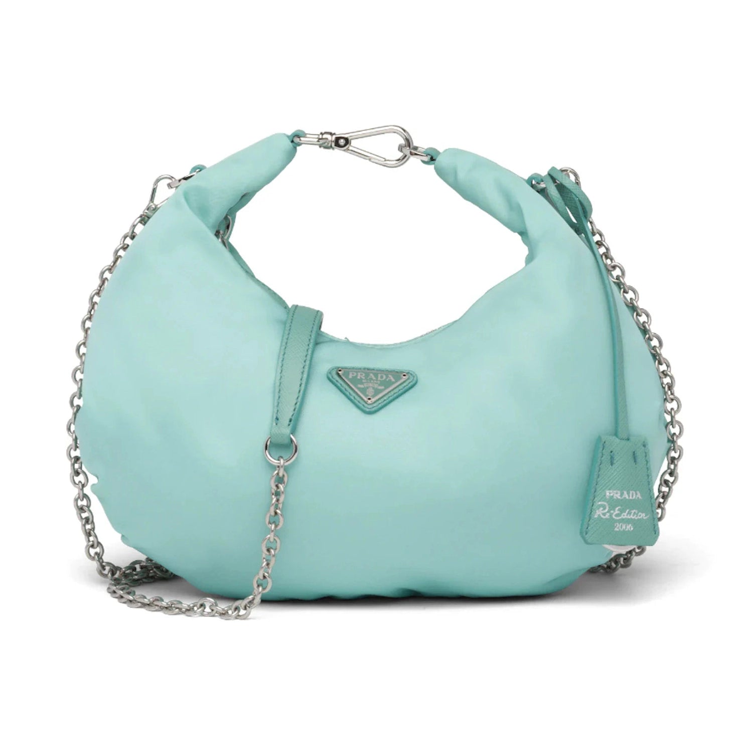Prada Re-Edition 2006 Nylon Bag Jade Green