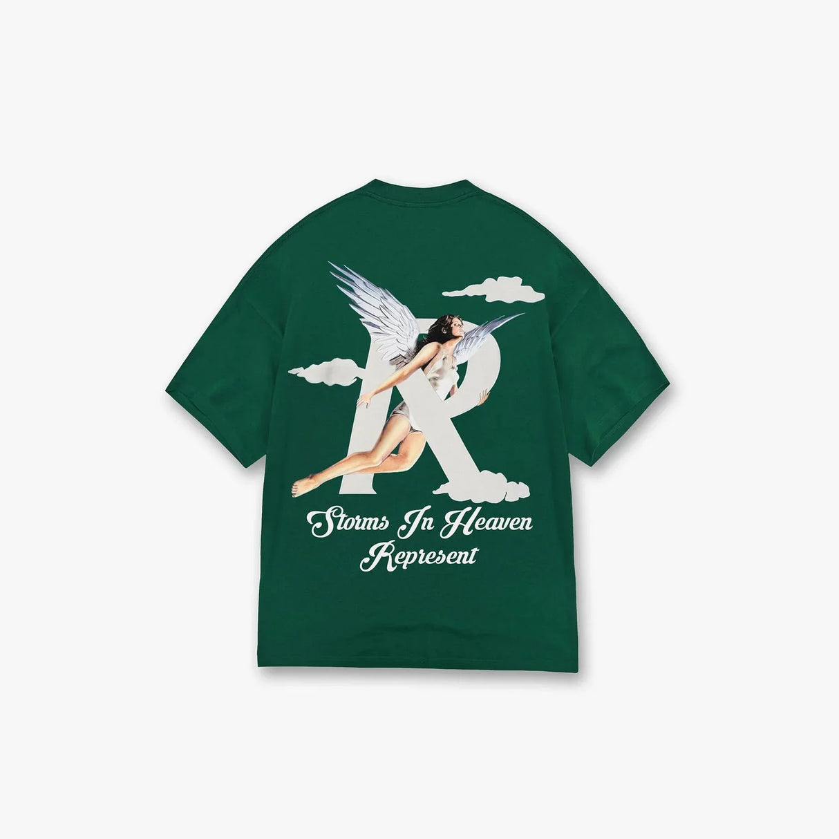 REPRESENT STORMS IN HEAVEN GREEN TSHIRT