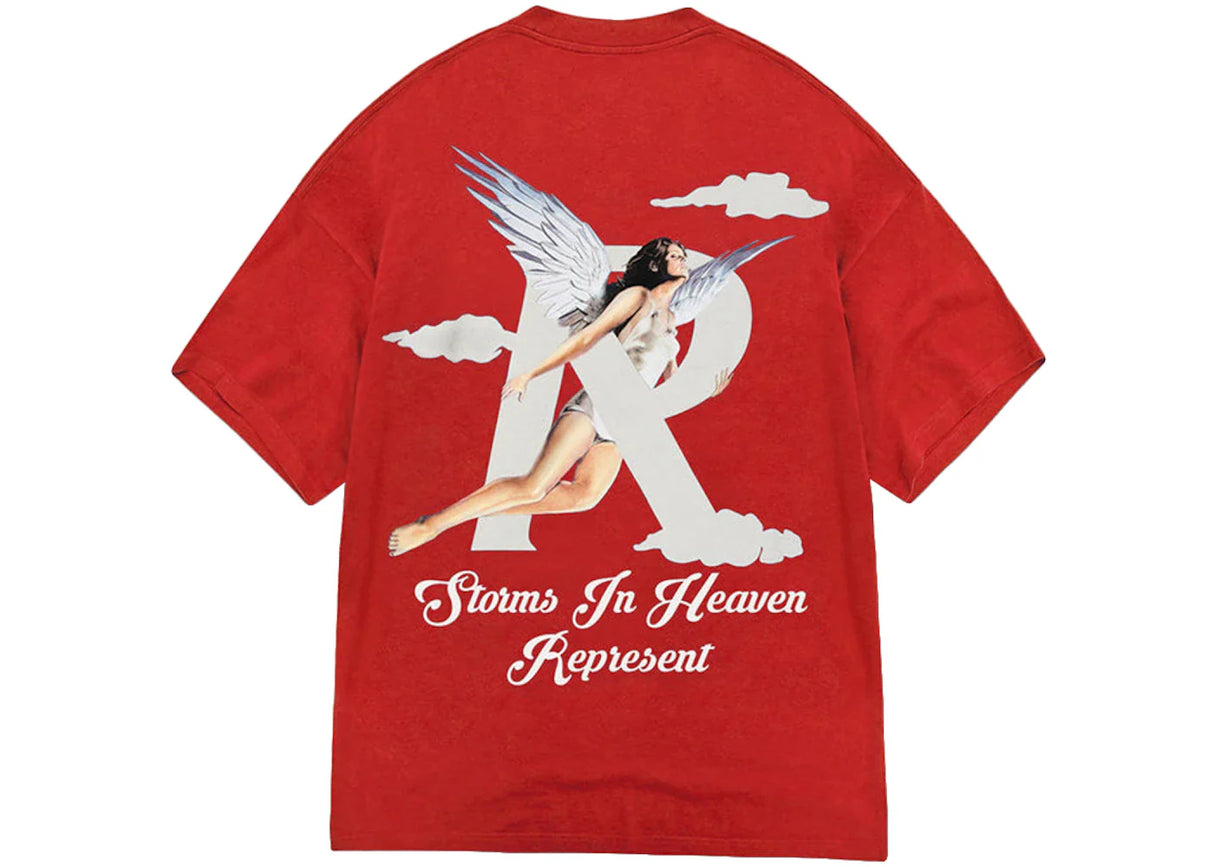 REPRESENT STORMS IN HEAVEN RED TSHIRT