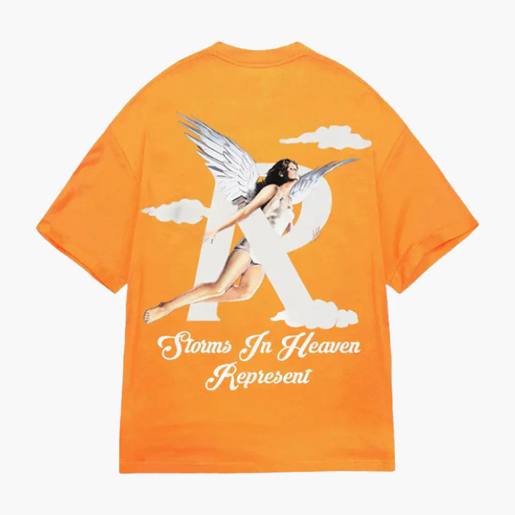 REPRESENT STORMS IN HEAVEN ORANGE TSHIRT