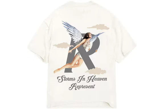 REPRESENT STORMS IN HEAVEN WHITE TSHIRT