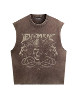 EVEMEN RODEO TANK - BROWN WASHED