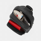 Coach Racer Sling Pack In Signature Canvas Gunmetal Tan Black