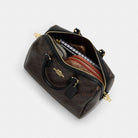 Coach Rowan Large Satchel Bag Gunmetal Dark Stone