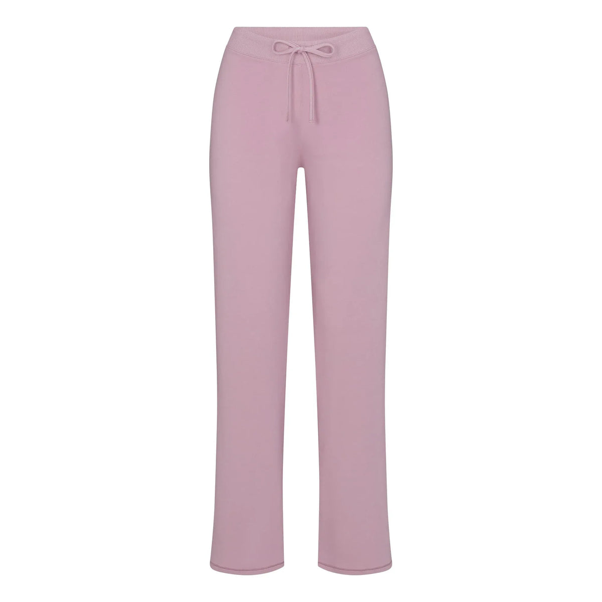 Skims Cotton Jersey Straight Leg Pant Dusk