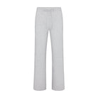 Skims Cotton Jersey Straight Leg Pant Light Heather Grey