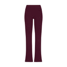Skims Cotton Jersey Foldover Pant Deep Berry