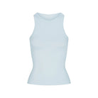 Skims Cotton Jersey Crew Neck Tank Opal