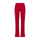 Skims Cotton Jersey Foldover Pant Cranberry