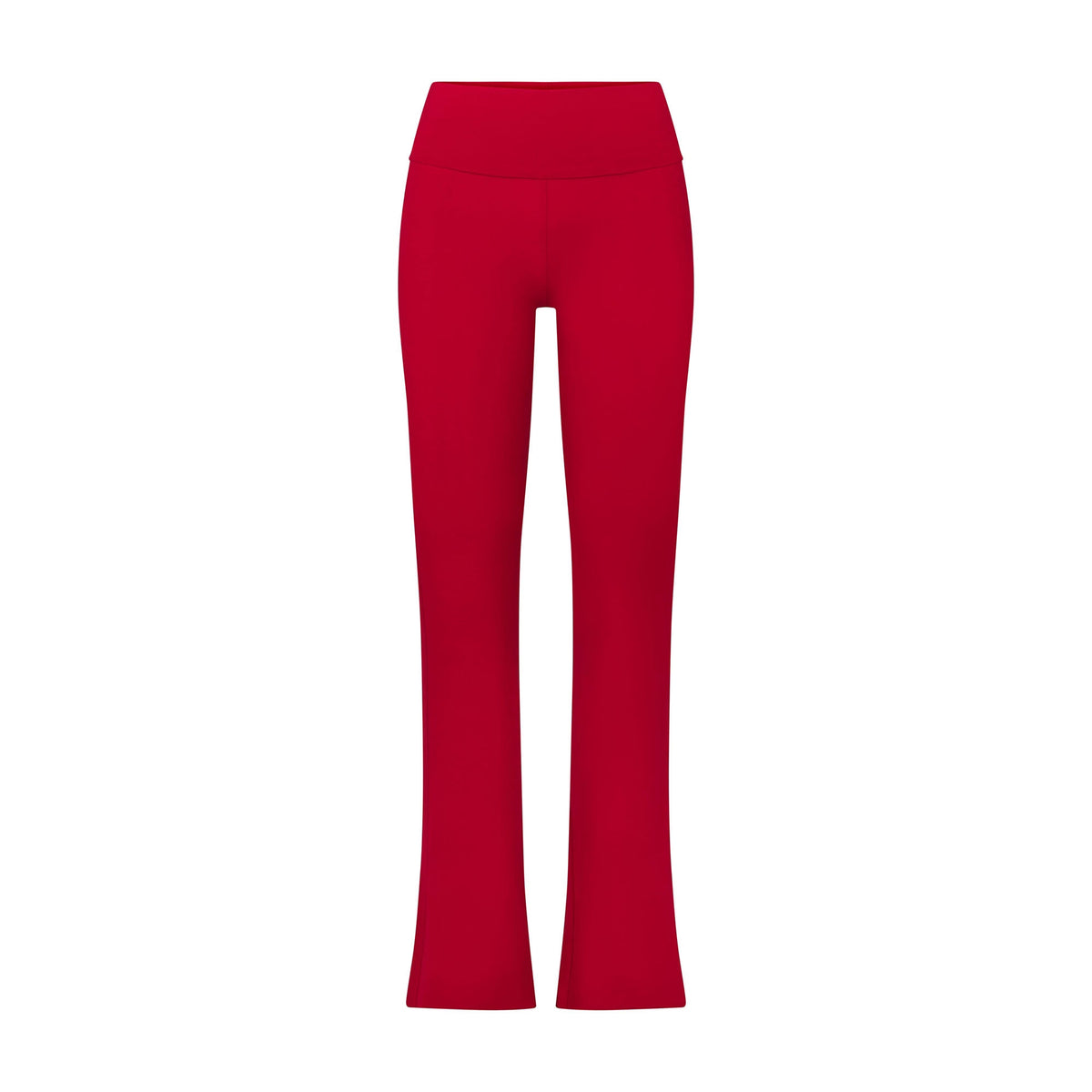 Skims Cotton Jersey Foldover Pant Cranberry