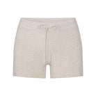 Skims Cotton Jersey Short Heather Oatmeal