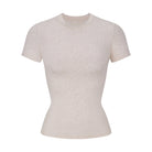 Skims Cotton Jersey T-shirt Heather Oatmeal