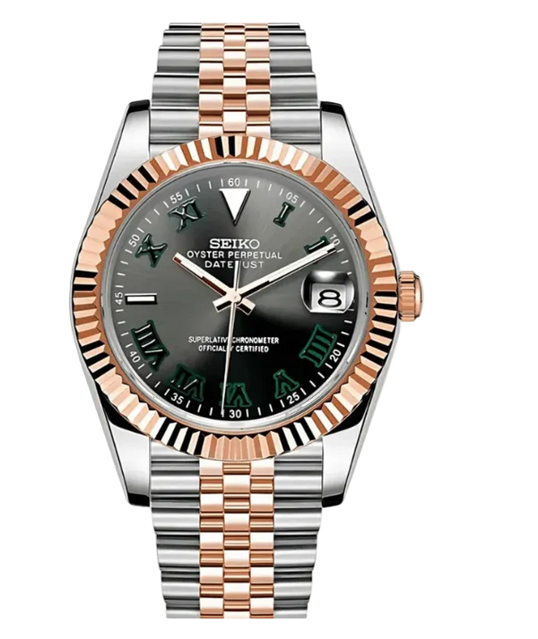 Seiko Mod Datejust Wimbledon Two-Tone