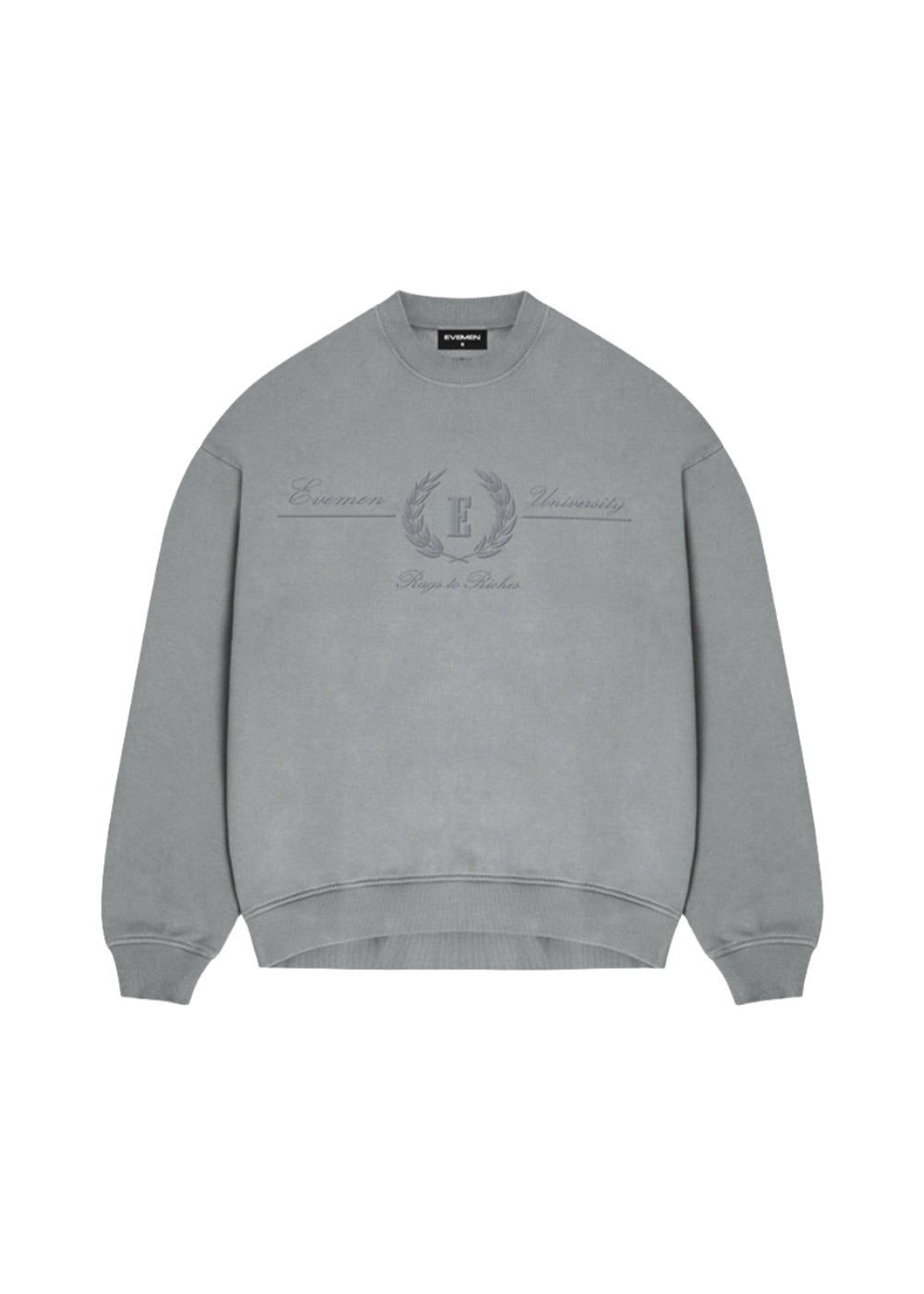 EVEMEN UNIVERSITY SWEATSHIRT - ULT. GREY