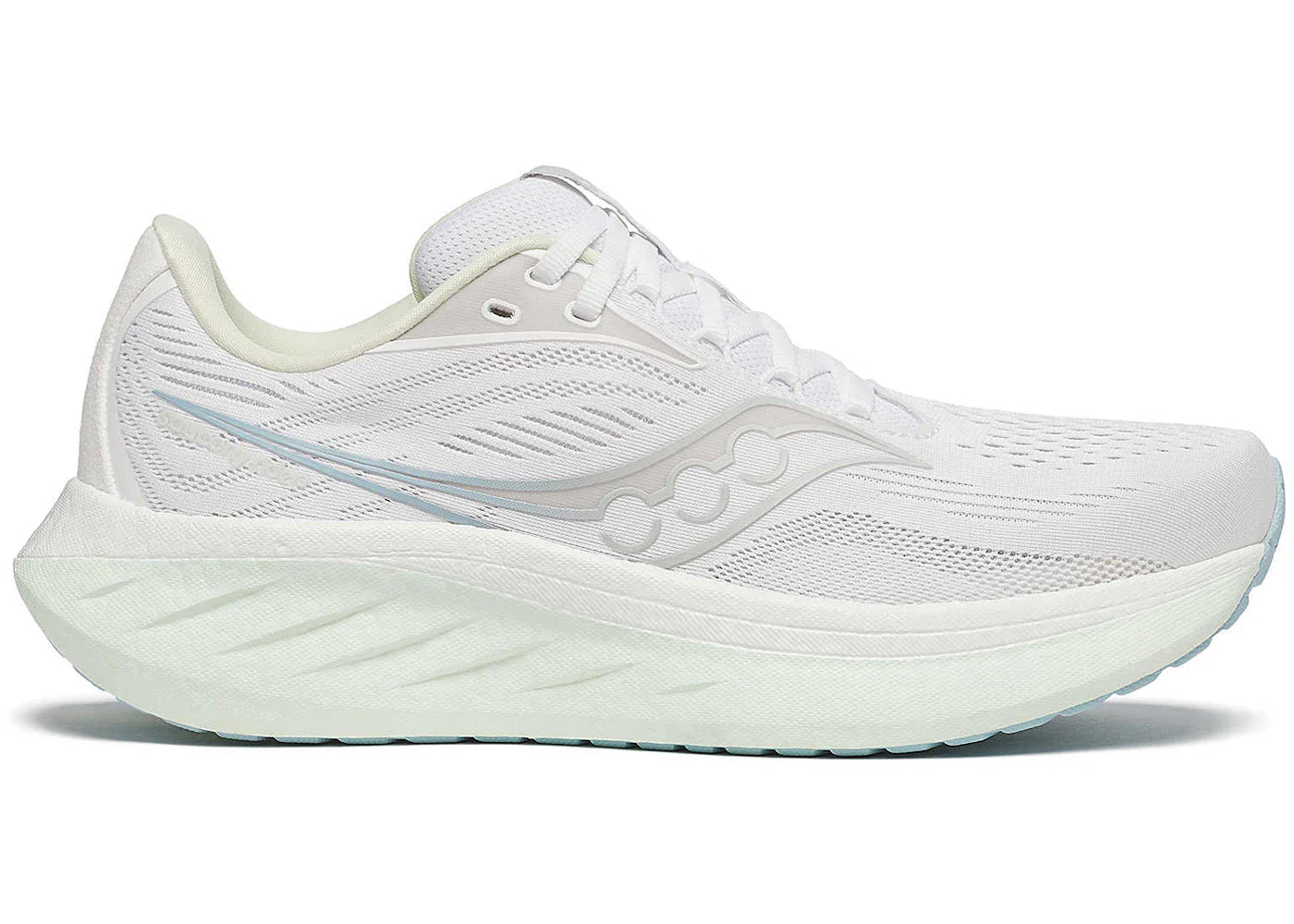 Saucony Ride 18 White Lettuce Womens