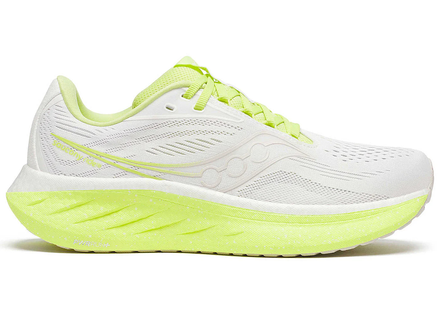 Saucony Ride 18 White Sunny Womens