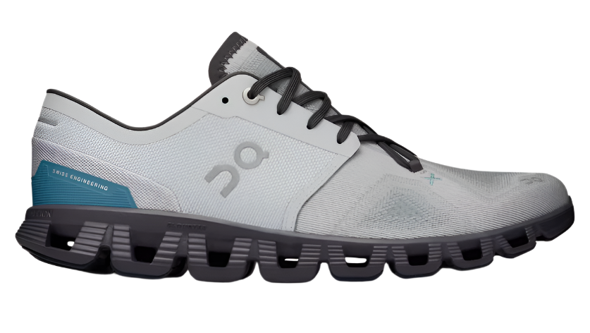 On Running Cloud X 3 Glacier | Iron