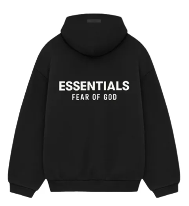 Fear of God Essentials Fleece Hoodie (FW24)Black