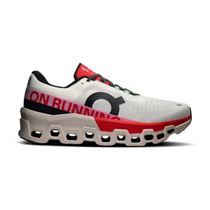 On Running Cloudmonster 2 Ivory Silver Red