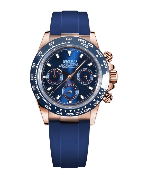 Seiko Mod Daytona Royal blue