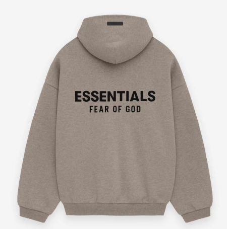 Fear of God Essentials Fleece Hoodie (FW24)Heather Gray